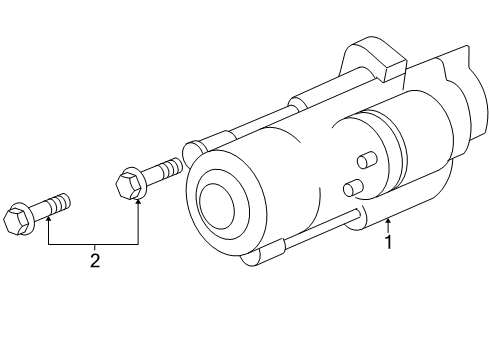 2008 Buick Lucerne Starter, Electrical Diagram 2 - Thumbnail
