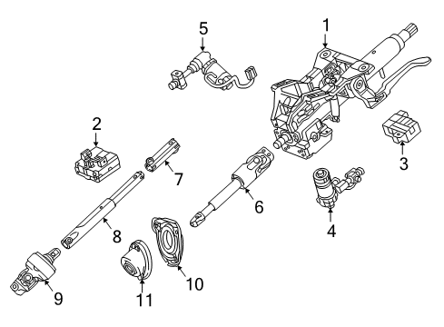 2018 Cadillac ATS Control Module Diagram for 23377962