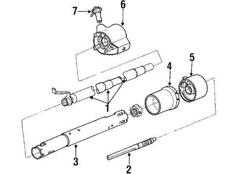 1987 Chevy Celebrity Ignition Lock Diagram