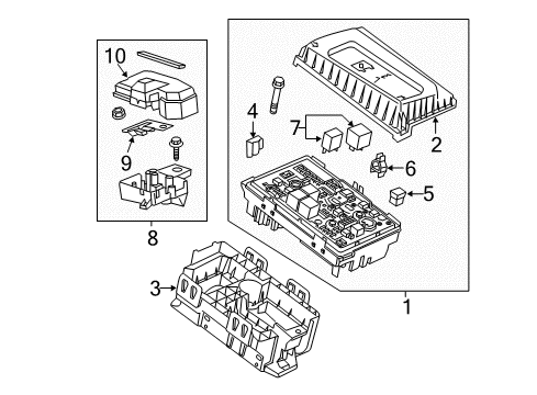 2012 Chevy Volt Fuse & Relay Diagram