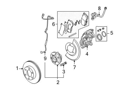 2010 Hummer H3T Anti-Lock Brakes Diagram