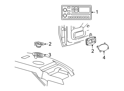 2004 Pontiac Sunfire Sound System Diagram