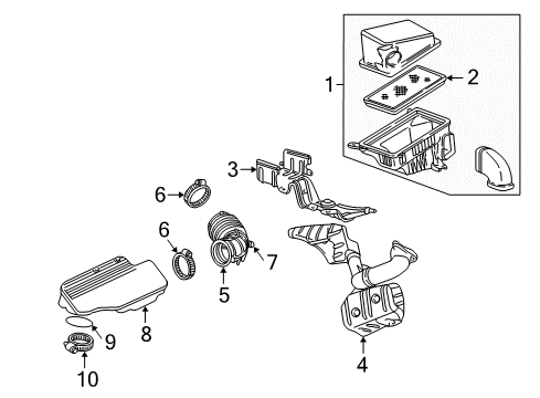 1998 Chevy Malibu Air Inlet Diagram