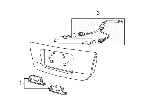 2006 Pontiac GTO License Lamps Diagram