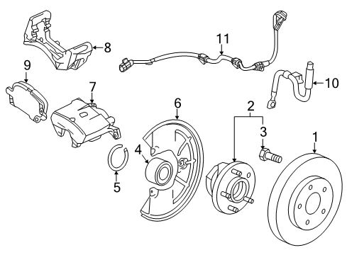 2022 Buick Encore Front Brakes Diagram