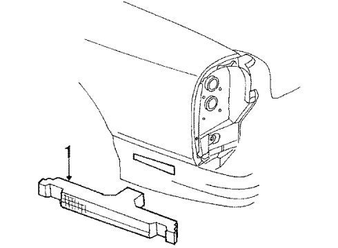 1994 Oldsmobile Cutlass Supreme Rear Lamps - Side Marker Lamps Diagram