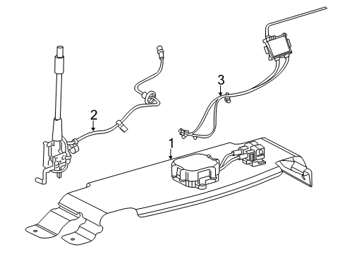 2017 Chevy Corvette Antenna & Radio Diagram