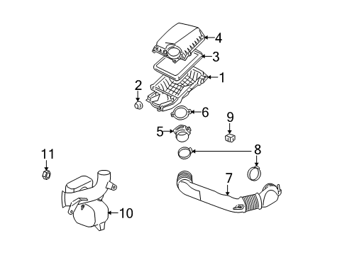 2007 Saturn Aura Filters Diagram 3 - Thumbnail