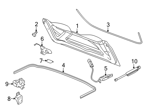 2008 Chevy Corvette Storage Compartment Diagram