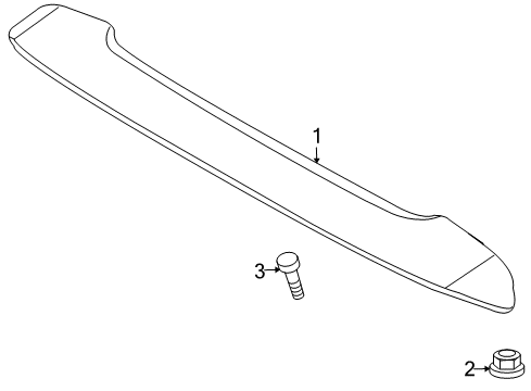 2010 Pontiac G3 Rear Spoiler Diagram
