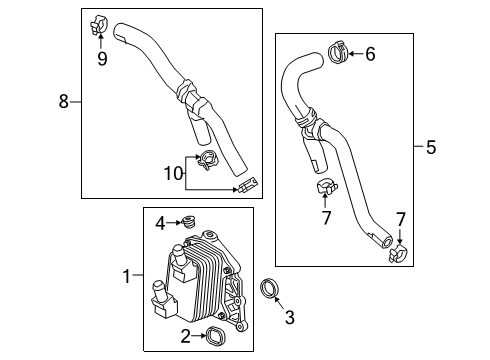 2019 Chevy Silverado 1500 Oil Cooler, Cooling Diagram 1 - Thumbnail
