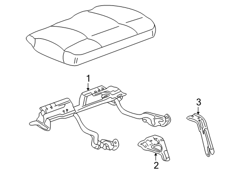 2002 GMC Yukon XL 1500 Tracks & Components Diagram 2 - Thumbnail