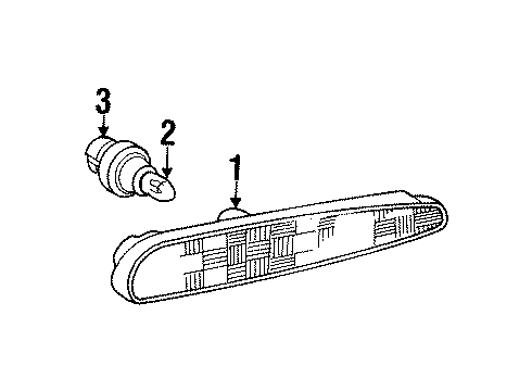 2003 Oldsmobile Aurora Side Marker Lamps Diagram