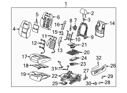 2020 Cadillac Escalade Heated Seats Diagram 3 - Thumbnail