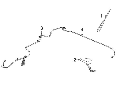 2015 GMC Terrain Antenna Diagram for 23345325
