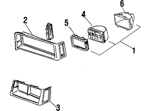 1986 Buick Regal Headlamps Diagram