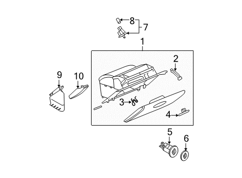 2007 Pontiac Grand Prix Glove Box Diagram