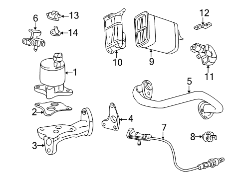 2005 Pontiac Grand Am EGR System Diagram