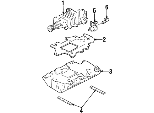 1992 Pontiac Bonneville Supercharger Diagram for 88984224