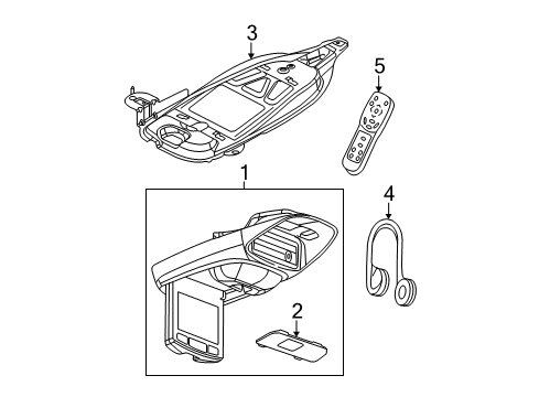 2006 Chevy Trailblazer Entertainment System Components Diagram