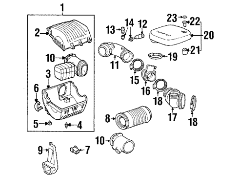1999 GMC K2500 Suburban Powertrain Control Diagram 3 - Thumbnail