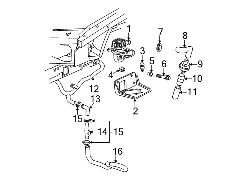 2002 Chevy Monte Carlo A.I.R. System Diagram