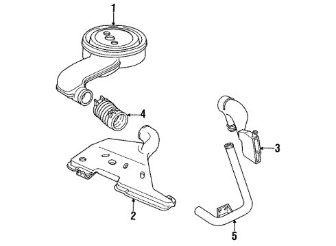 1990 Pontiac Sunbird Air Intake Diagram
