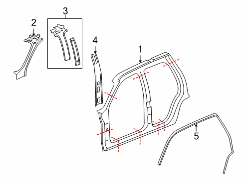 2012 Cadillac Escalade Uniside Diagram