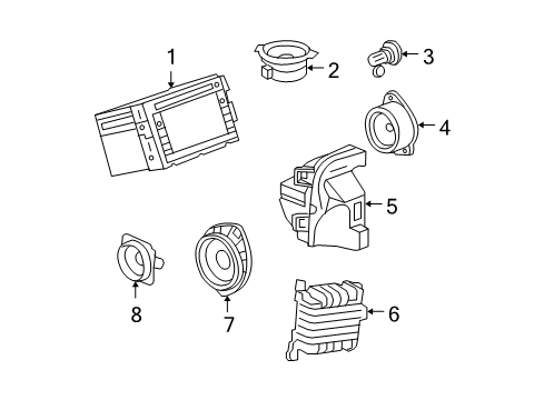 2012 GMC Acadia Sound System Diagram