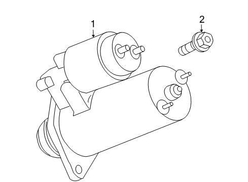 2005 Cadillac STS Starter Diagram