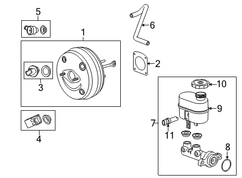 2012 Cadillac Escalade EXT Dash Panel Components Diagram