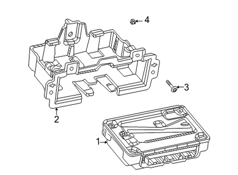 2021 Buick Envision Control Module Diagram for 13542886