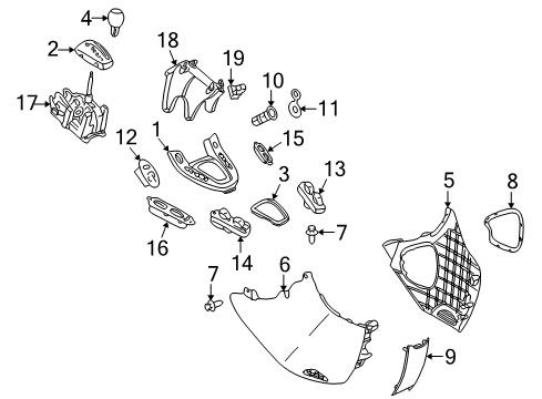 2007 Saturn Vue Front Door Diagram 1 - Thumbnail