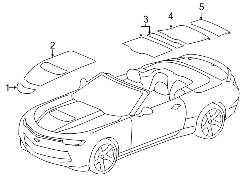 2020 Chevy Camaro Stripe Tape Diagram 1 - Thumbnail