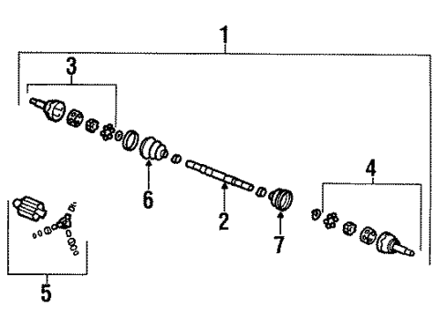 1988 Pontiac LeMans Boots Diagram for 90009025