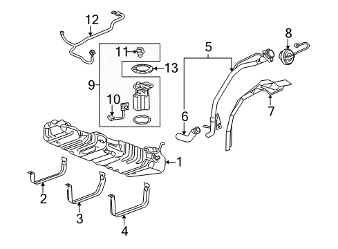 2005 Saturn Relay Fuel Supply Diagram