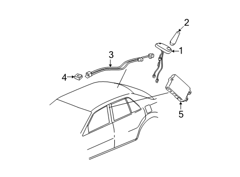 2006 Buick Lucerne Electrical Components Diagram