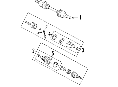 2005 Chevy Equinox Front Axle Shafts & Joints, Drive Axles Diagram