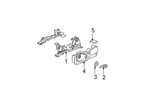 2005 Chevy Trailblazer Tracks & Components Diagram 2 - Thumbnail