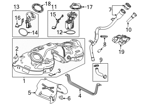 2022 Chevy Camaro Fuel Supply Diagram