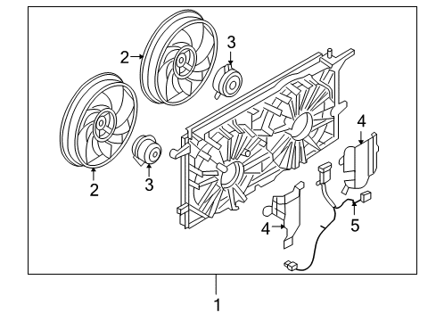 2007 Buick Terraza Cooling System, Radiator, Water Pump, Cooling Fan Diagram 2 - Thumbnail