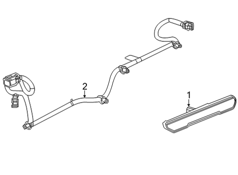 2022 GMC Sierra 2500 HD Side Marker Lamps Diagram 1 - Thumbnail