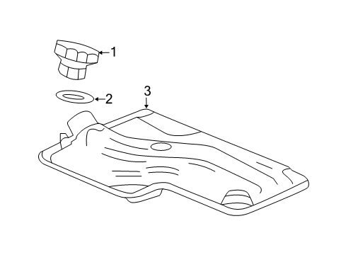 2016 Chevy Cruze Filler Cap O-Ring Diagram for 24247757