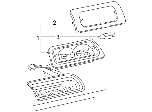 2004 Chevy S10 High Mount Lamps Diagram