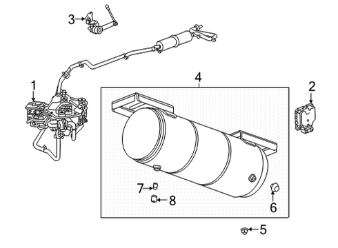 2023 GMC Hummer EV Pickup Shocks & Suspension Components - Rear Diagram