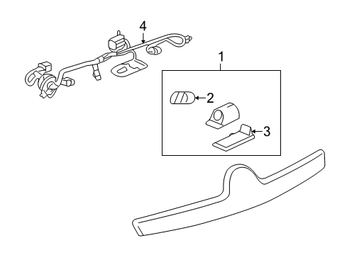 2014 Buick LaCrosse License Lamps Diagram
