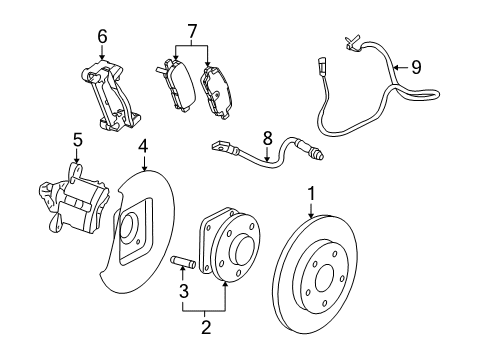 2012 Buick LaCrosse Rear Brakes Diagram