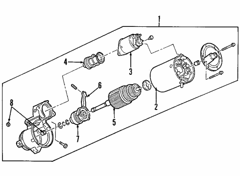 1997 Buick Park Avenue Bearing Diagram for 10469066