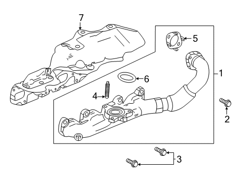 2019 GMC Terrain Exhaust Manifold Diagram 1 - Thumbnail