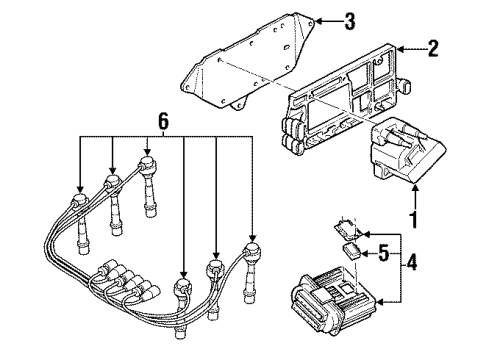 2000 Oldsmobile Silhouette Ignition System Diagram